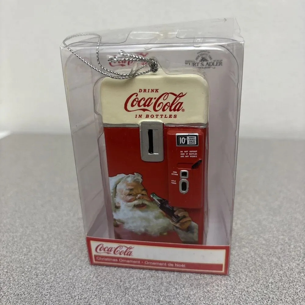 Kurt S. Adler Coca-Cola Vending Machine Christmas Ornament